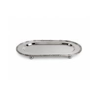 Bandeja Croise Niquelado Oval C/Pe 22x13x2