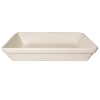 Refratária Cerâmica Retangular Off White 38x29