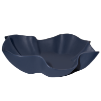 Centro Mesa Gourmet Flor Azul Royal 60x5