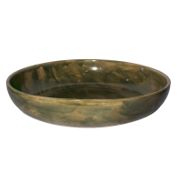 Saladeira Gourmet Redonda Verde Mescla 37x6