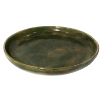 Pratão Cerâmica Gourmet Verde Mescla 38x5