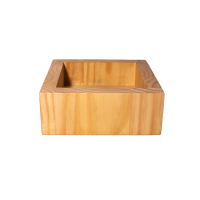 Caixa Madeira Teca 20x20x8