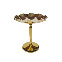 Suporte Flower Dourado M 30x26