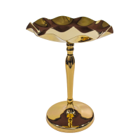 Suporte Flower Dourado G 35x26