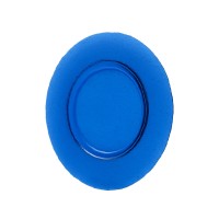 Sousplat Redondo Vidro Azul Diam.33cm