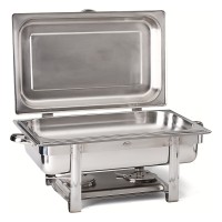 Chafing Dish 1 Cuba Rasa Basculante Modelo Luxo 55x34 Alt.28cm 8L