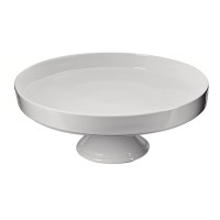 Saladeira Porcelana Lisa Red. Média com Pé Diam.39 Alt.13cm