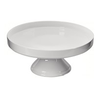 Saladeira Porcelana Lisa Red. Grande com Pé Diam.49 Alt.13cm