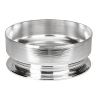 Centro de Mesa Spin Prata Diam.40 Alt.16cm 14L
