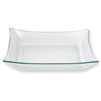 Bandeja Vidro Funda 42x42cm 3L