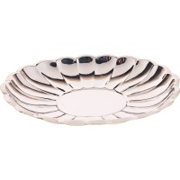 Cesta Oval Prata 38x28 Alt.2cm 