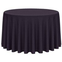 Toalha Redonda Oxford Preto 2.90m