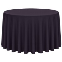 Toalha Redonda Oxford Preta 3.20m