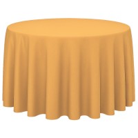 Toalha Redonda Oxford Ouro Velho 2.90m