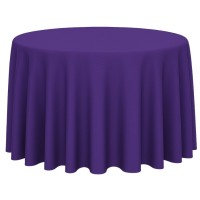 Toalha Redonda Oxford Roxa 2.90m