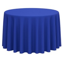 Toalha Redonda Oxford Azul Royal 3.00m