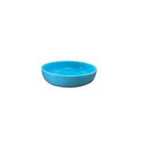 Mini Prato Cêramica Pintas Turquesa