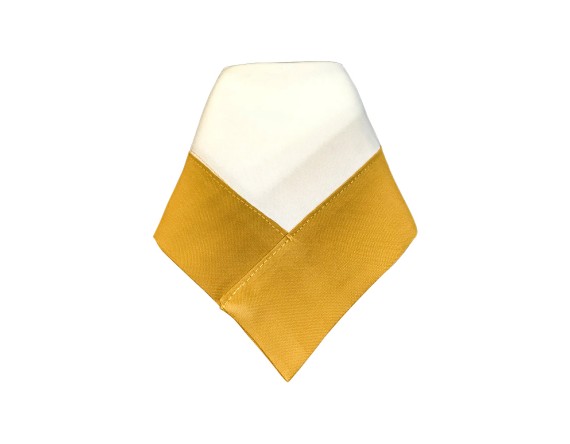 Guardanapo Oxford Branco com Borda Ouro 46x46cm