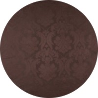 Toalha Redonda Jackard Chocolate 3.20m