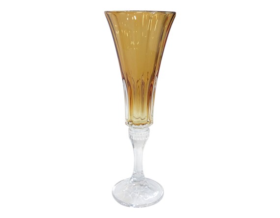 Taça Fluit Cristal Royal Ambar Diam.7,5 Alt.21cm 130ml
