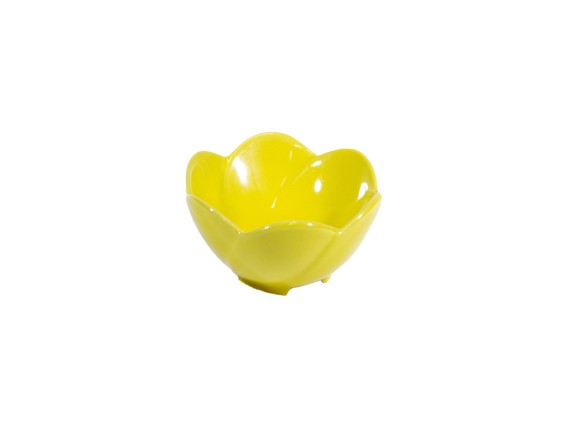 Mini Petisqueira Amarelo de Porcelana D.9 A.4 50ml