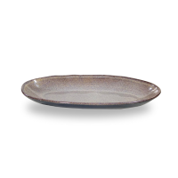 Travessa Oval Cerâmica Tourmaline 32x15 cm
