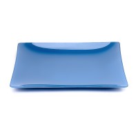 Bandeja Vidro Azul 32,5x32,5cm